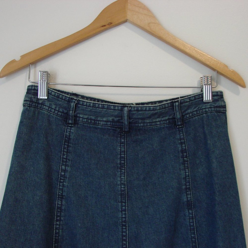 Jones New York Dark Blue Maxi Skirt - Picture 9 of 13